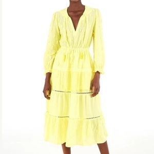 FARM Rio pineapple midi dress